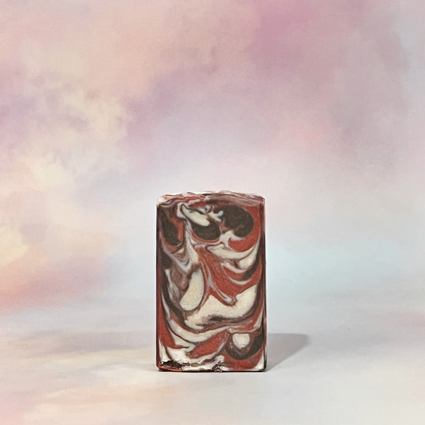 6.5 oz Amaretto Swirl Cold Process Soap