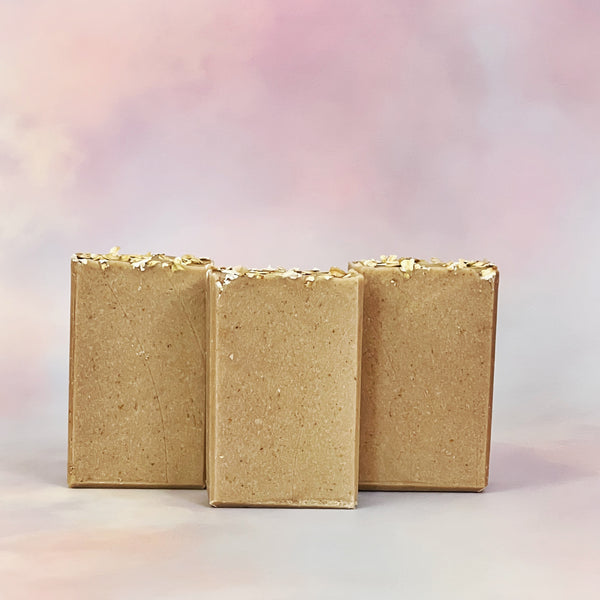 6.5 oz Oatmeal Milk & Honey Cold Process Soap