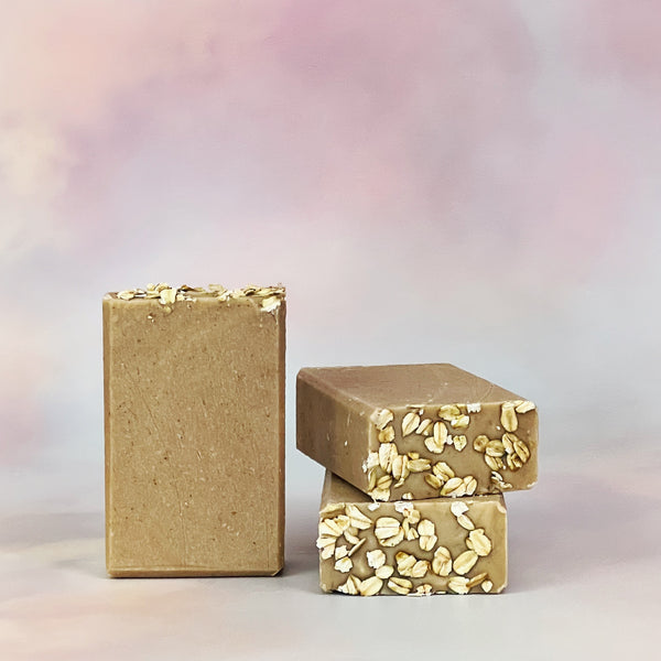 6.5 oz Oatmeal Milk & Honey Cold Process Soap