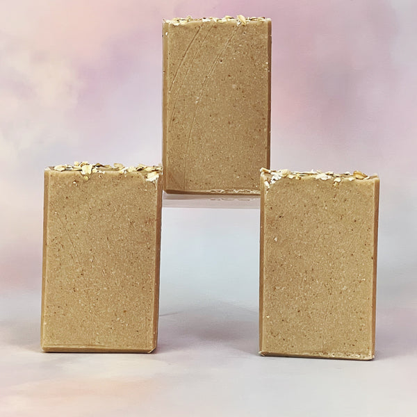 6.5 oz Oatmeal Milk & Honey Cold Process Soap