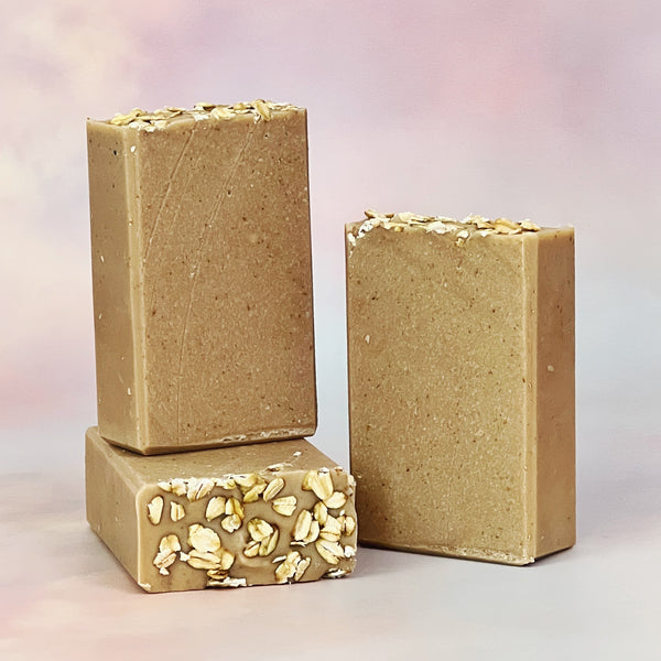 6.5 oz Oatmeal Milk & Honey Cold Process Soap
