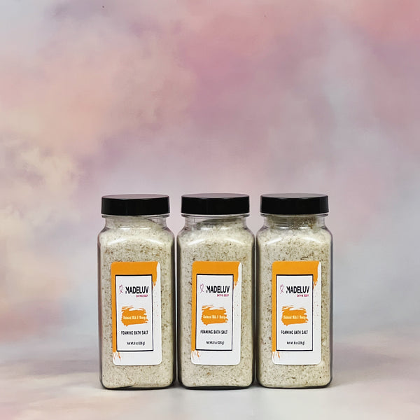 Oatmeal Milk & Honey Foaming Bath Salt