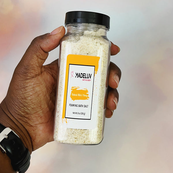 Oatmeal Milk & Honey Foaming Bath Salt