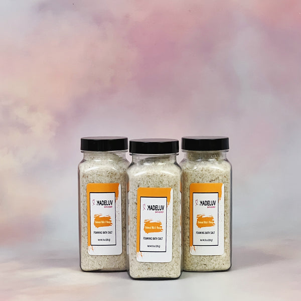 Oatmeal Milk & Honey Foaming Bath Salt