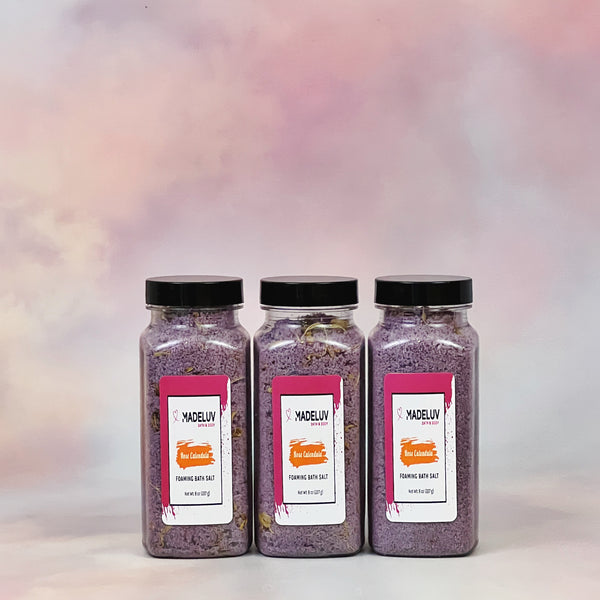 Rose Calendula Foaming Bath Salt