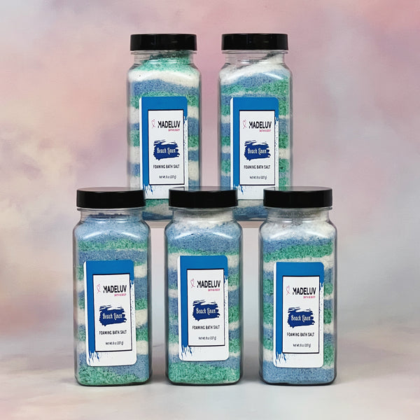 Beach Linen Foaming Bath Salt
