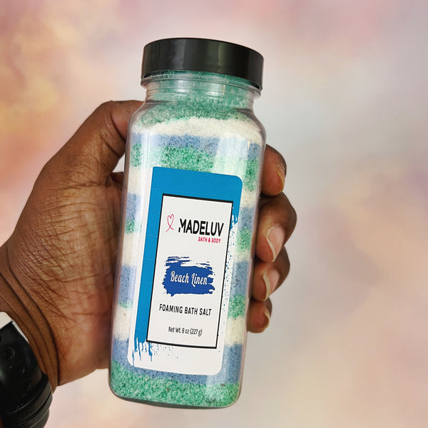 Beach Linen Foaming Bath Salt