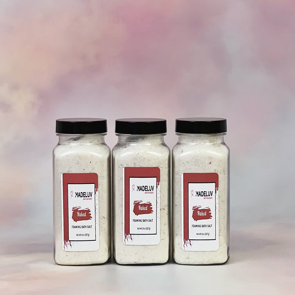 Naked Foaming Bath Salt