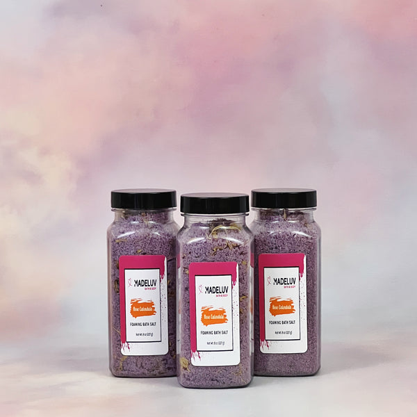 Rose Calendula Foaming Bath Salt