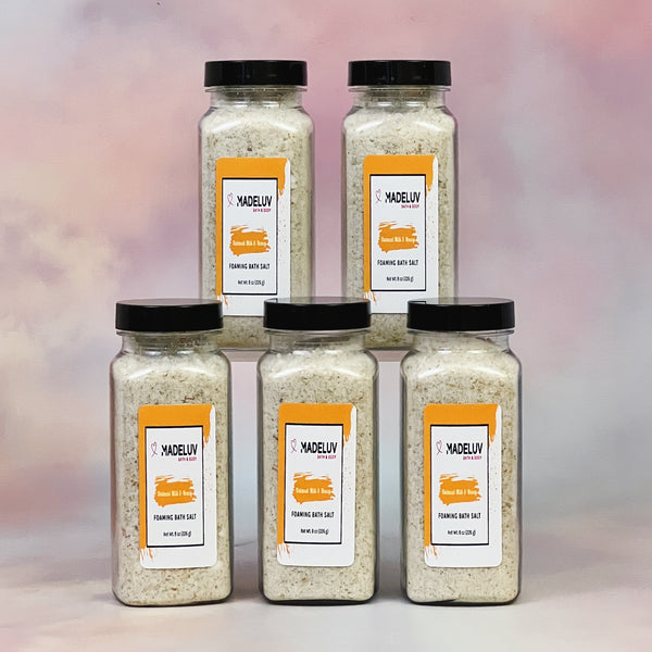 Oatmeal Milk & Honey Foaming Bath Salt