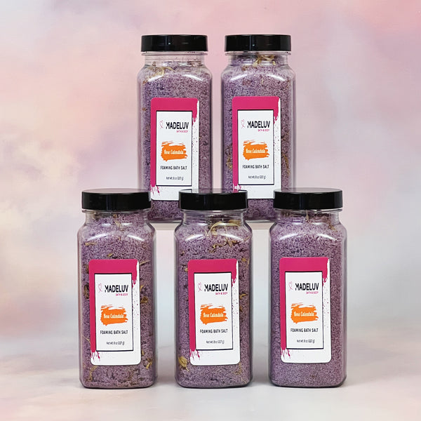 Rose Calendula Foaming Bath Salt