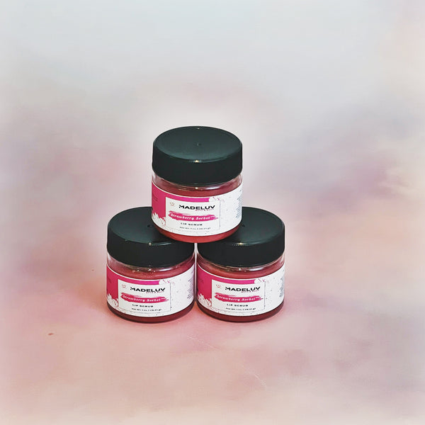 Strawberry Sorbet Lip Scrub - Madeluv