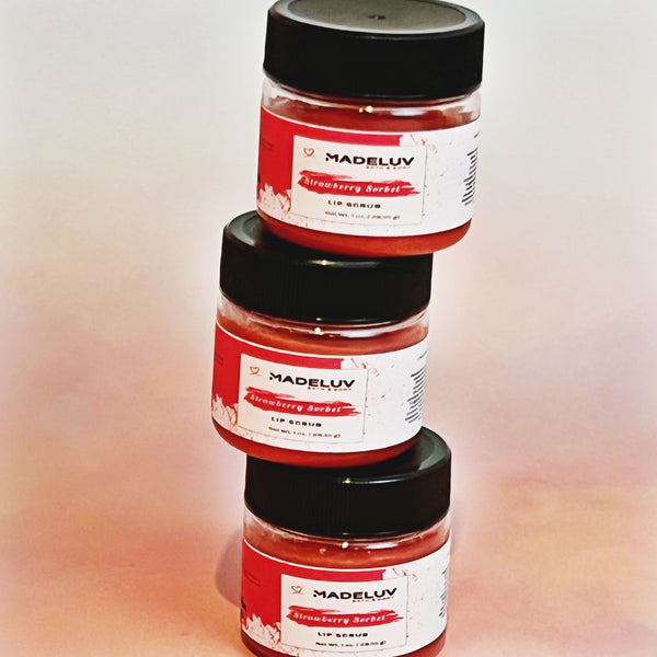 Strawberry Sorbet Lip Scrub - Madeluv