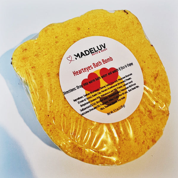 Hearteyes Emoji Bath Bomb - Madeluv