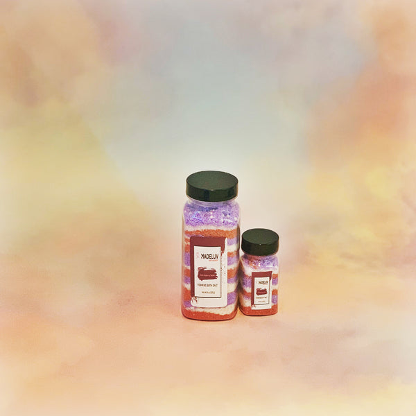Black Raspberry Vanilla Foaming Bath Salt - Madeluv
