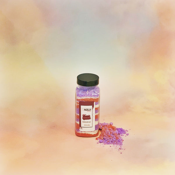 Black Raspberry Vanilla Foaming Bath Salt - Madeluv