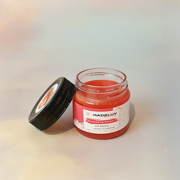 Strawberry Sorbet Lip Salve - Madeluv