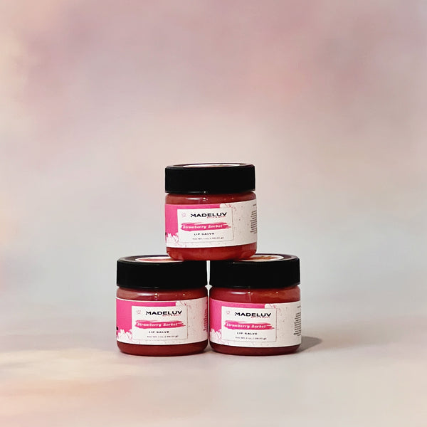 Strawberry Sorbet Lip Salve - Madeluv