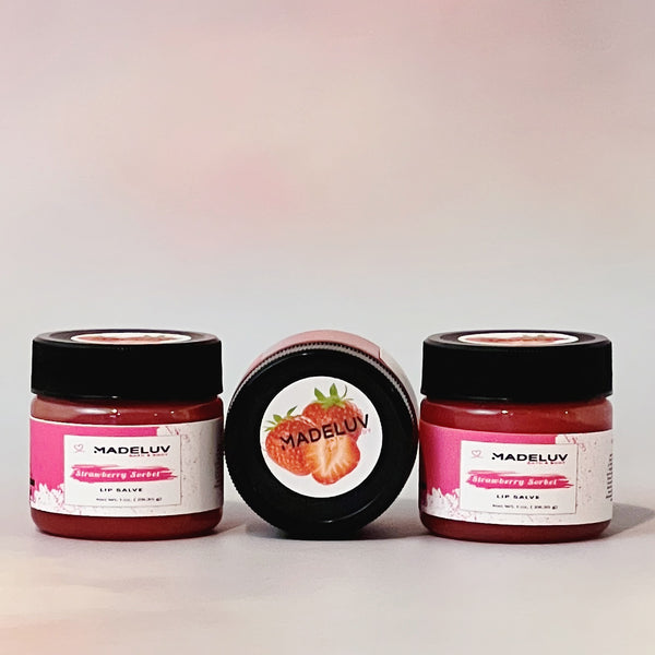 Strawberry Sorbet Lip Salve - Madeluv