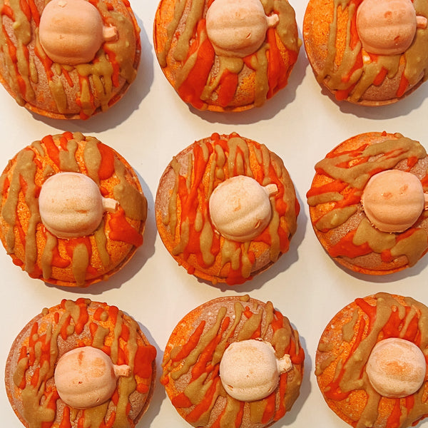 🎃🧇 Pumpkin Pecan Waffle Doughnut Bath Bomb - Madeluv