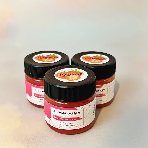 Strawberry Sorbet Lip Salve - Madeluv