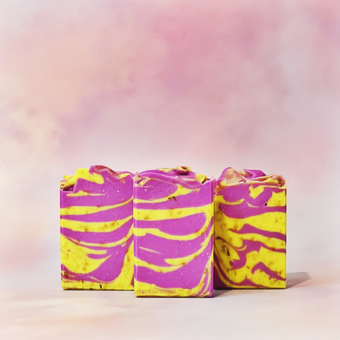 6 oz Calendula Honeysuckle Cold Process Soap - Madeluv