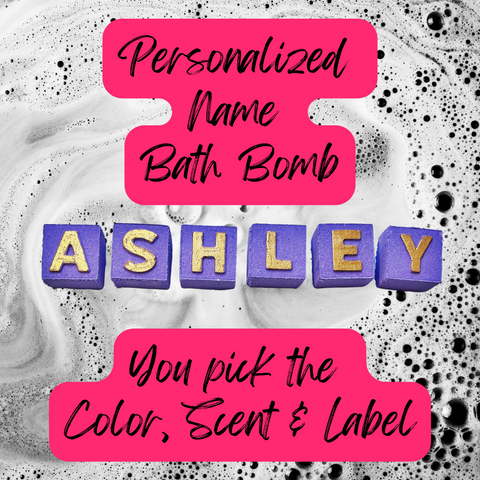 Personalized Name Bath Bombs - Madeluv