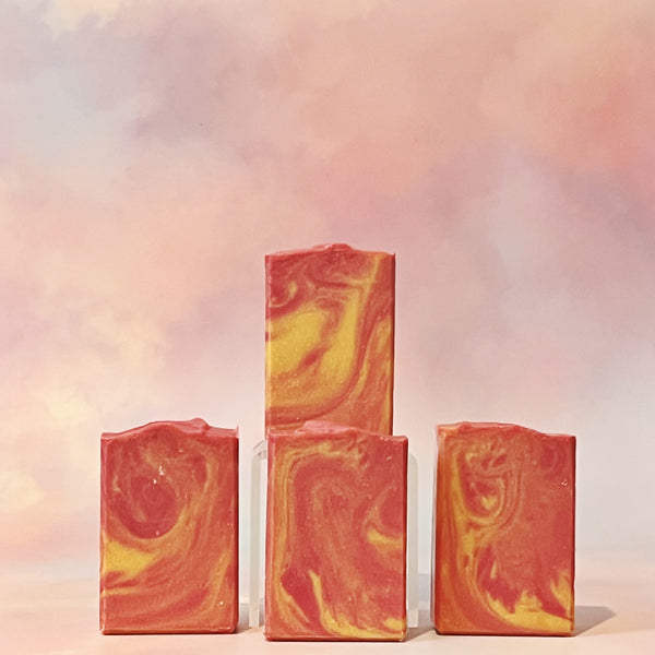 6 oz Passionfruit Nectarine Cold Process Soap - Madeluv